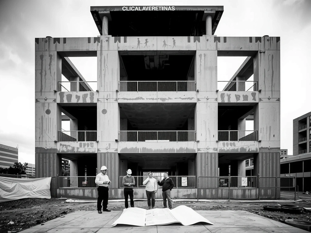 Equipo de hardaro en obra temprana