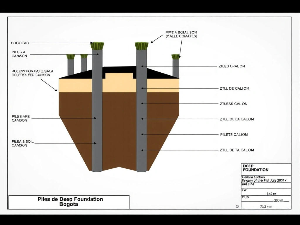 Diagrama de cimentación profunda